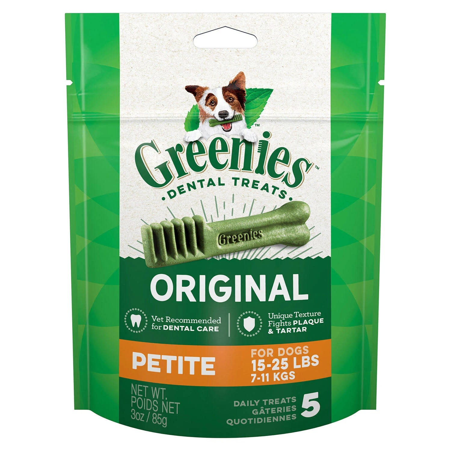 Greenies Dental Treats for Dogs (45 pack, 0.6 oz each) | Image