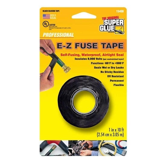 super-glue-1-in-x-10-ft-black-e-z-fuse-silicone-tape-12-pack-15408-waterproof-1