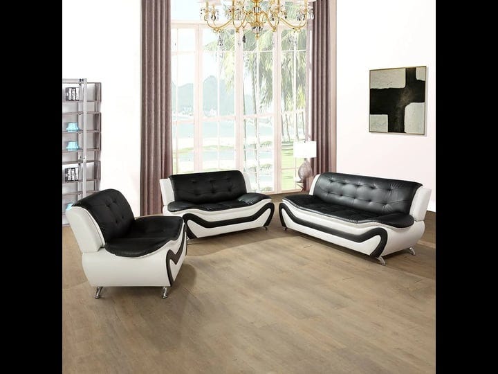 mcmasters-3-piece-faux-leather-living-room-set-wade-logan-upholstery-black-white-faux-leather-1