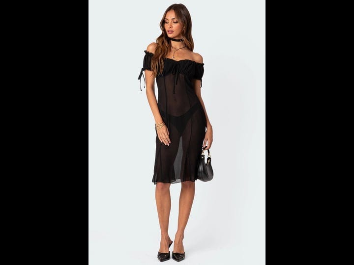 edikted-womens-lush-sheer-mesh-midi-dress-black-1
