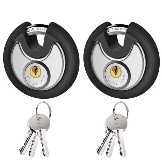 puroma-keyed-padlock-stainless-steel-discus-lock-heavy-duty-locks-with-6-keys-waterproof-and-rustpro-1
