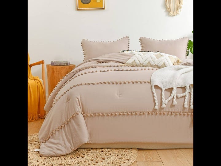 sanracie-taupe-king-comforter-set-boho-beddingpom-pom-bohemian-bed-comforter-king-bedding-set-lightw-1