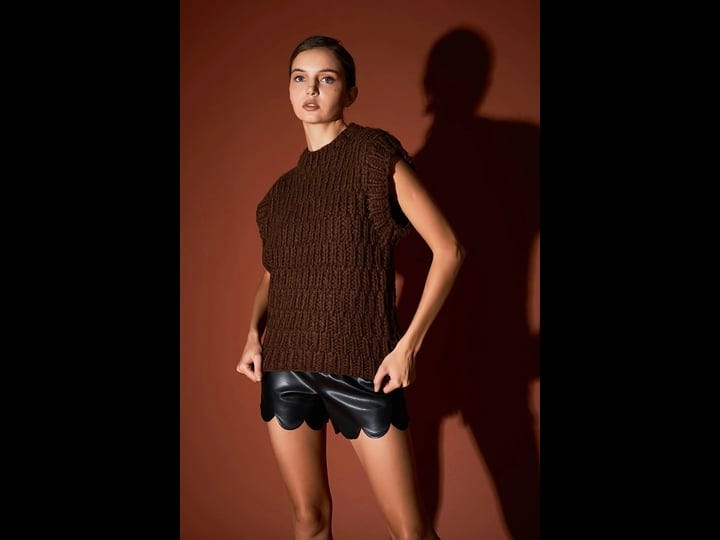 english-factory-womens-chunky-knit-sweater-vest-brown-xs-1