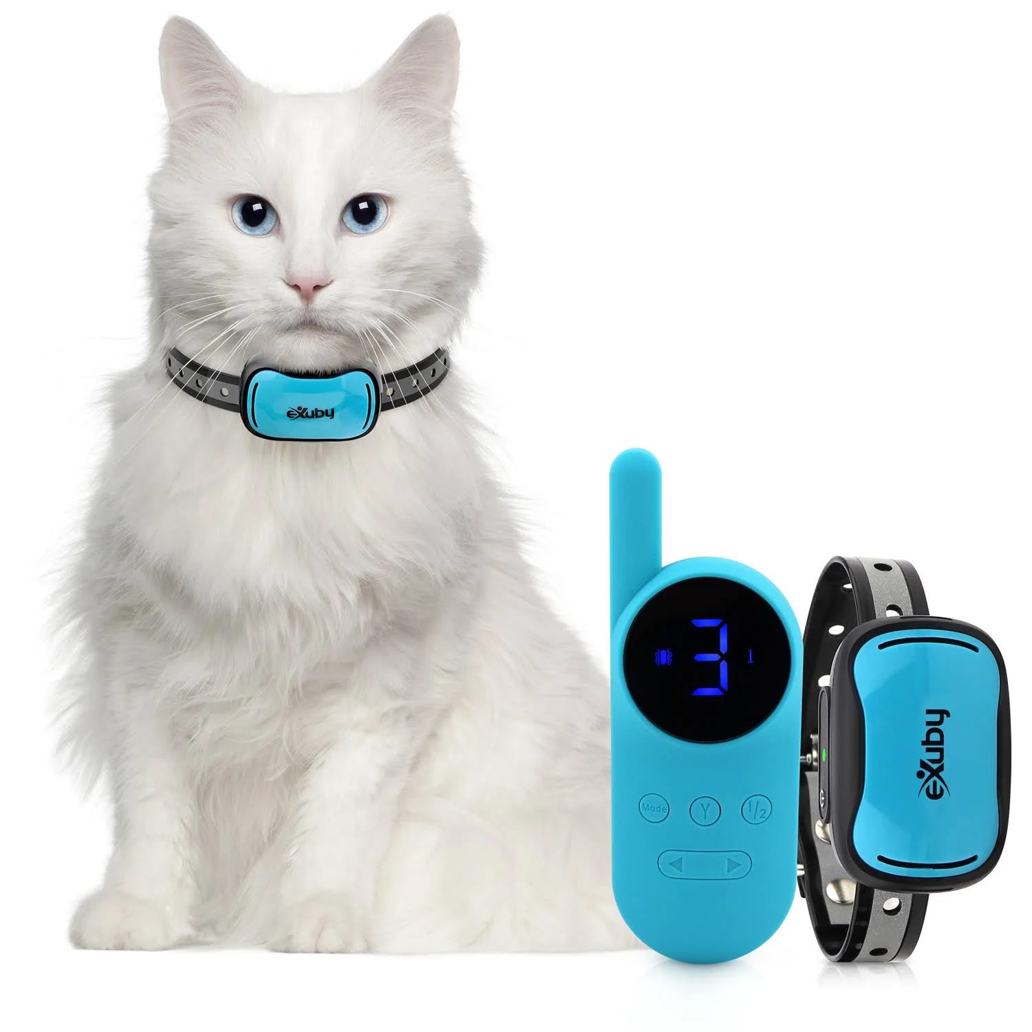 Exuby Cat Shock Collar with Remote - Intelligent Training Solution | Image