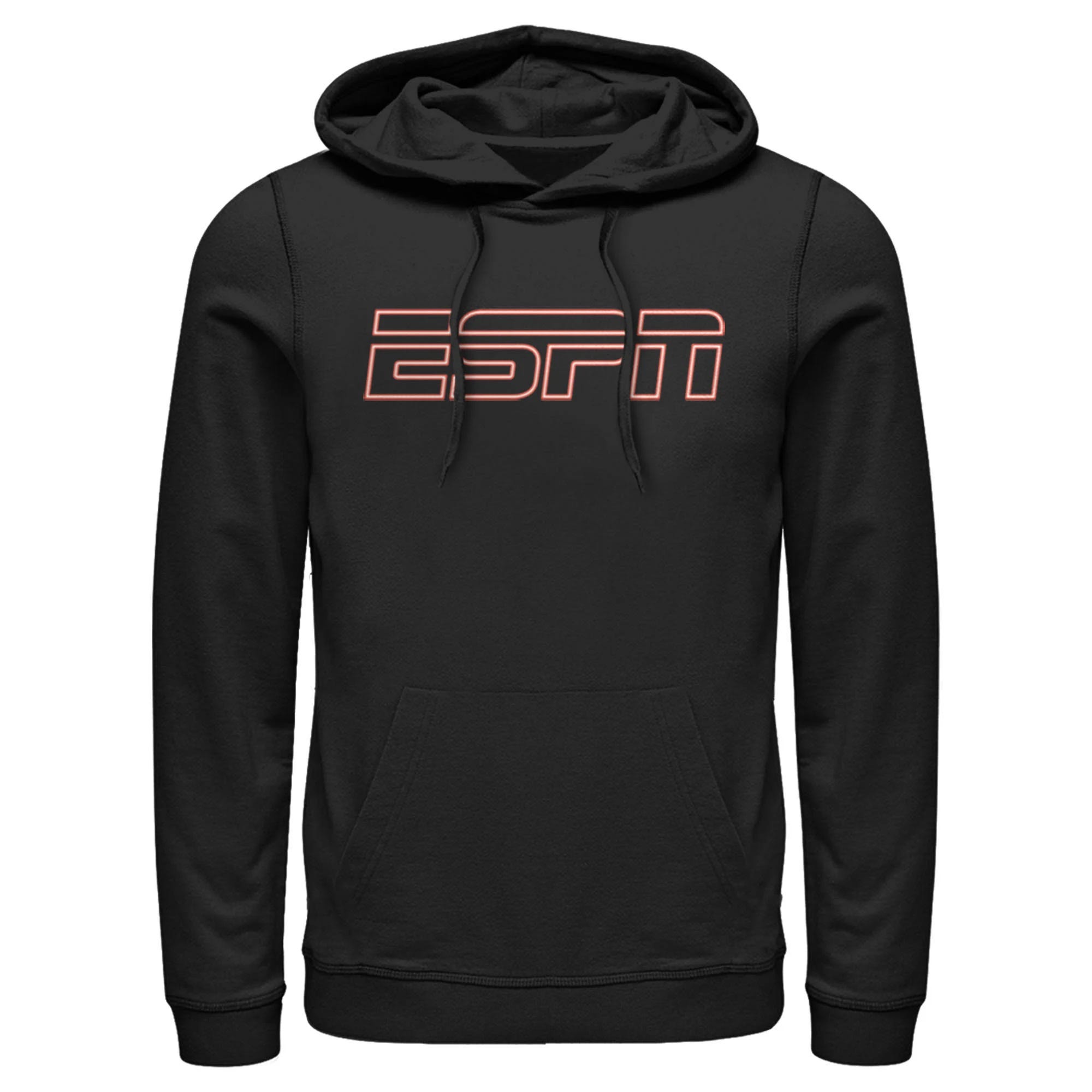 ESPN Orange Logo Men's Hoodie - Black | Image