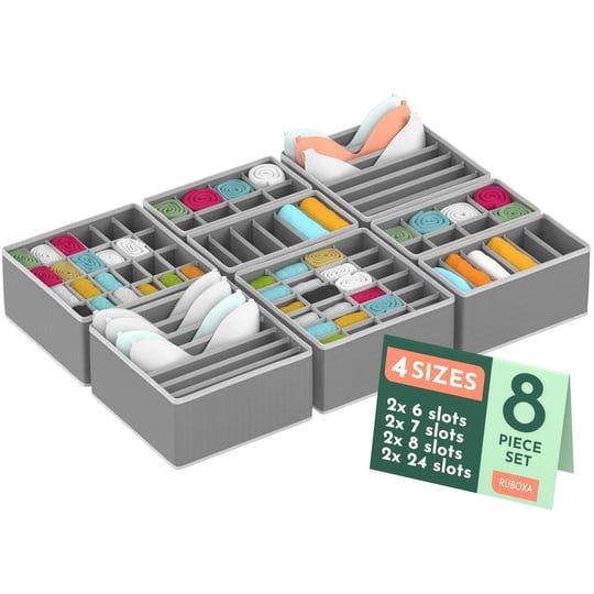 ruboxa-dresser-organizer-8-pk-grey-fabric-dresser-drawer-organizers-4-sizes-with-90-slots-foldable-u-1