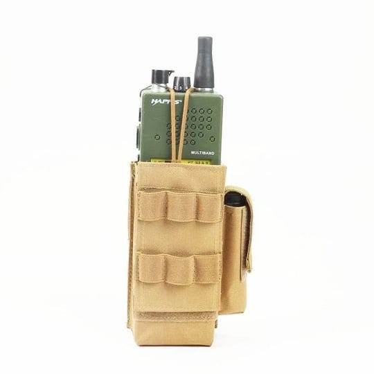 tactical-molle-radio-harness-all-weather-radio-pouch-tan-1