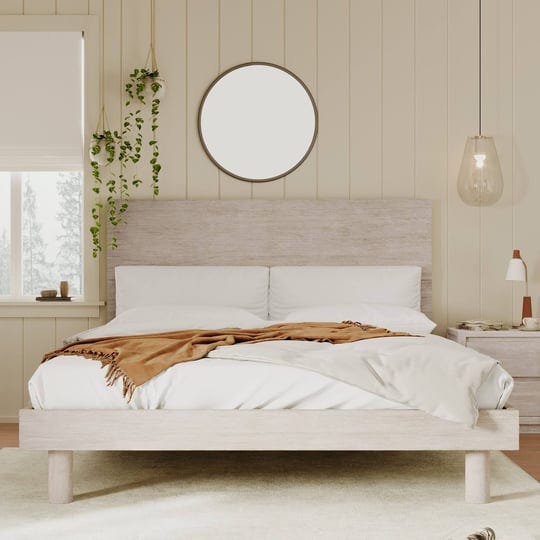 queen-size-platform-bed-modern-concise-style-solid-wood-grain-platform-bed-frame-with-headboard-wood-1