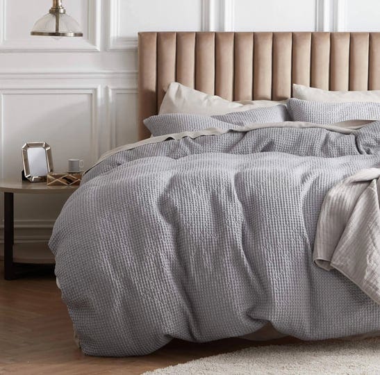 bedsure-cotton-duvet-cover-king-100-cotton-waffle-weave-grey-duvet-cover-king-size-soft-and-breathab-1