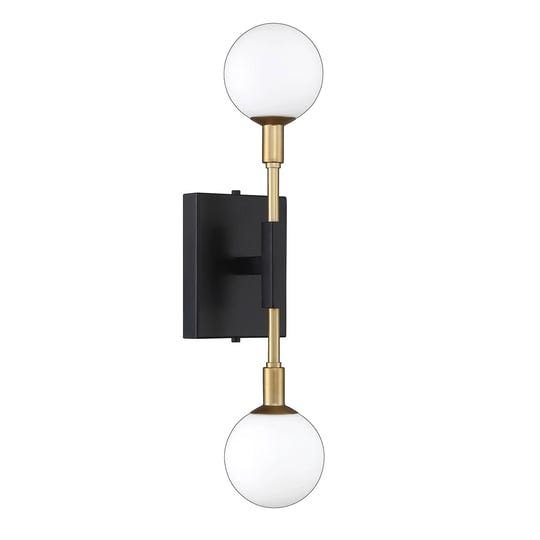ambience-2-light-black-brass-wall-sconce-kendal-lighting-1