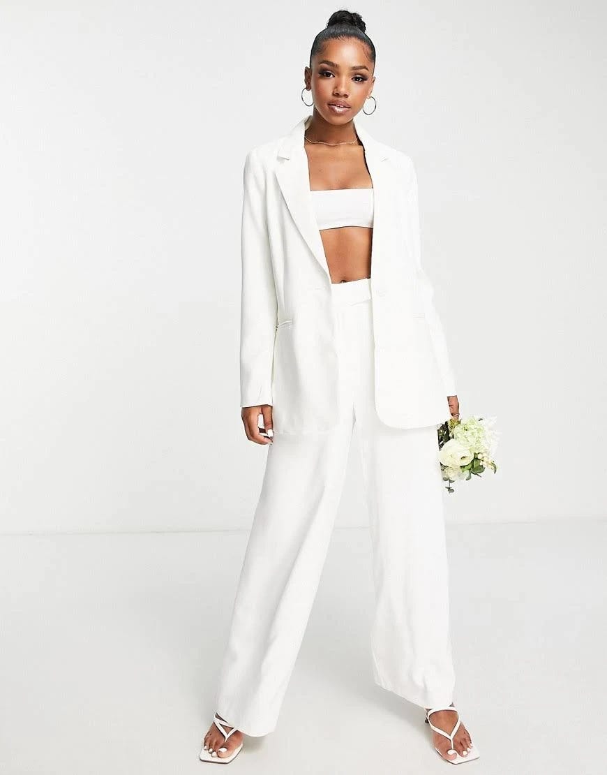 Oversized White Blazer Set for Brides - Ever New Coordinate | Image