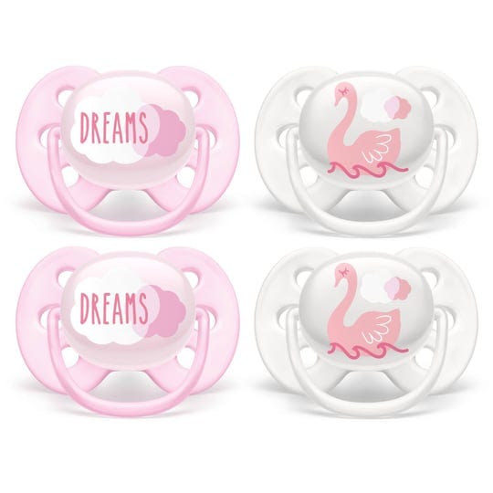 philips-avent-ultra-soft-pacifier-0-6-months-dreams-and-swan-designs-4-pack-scf222-42-1