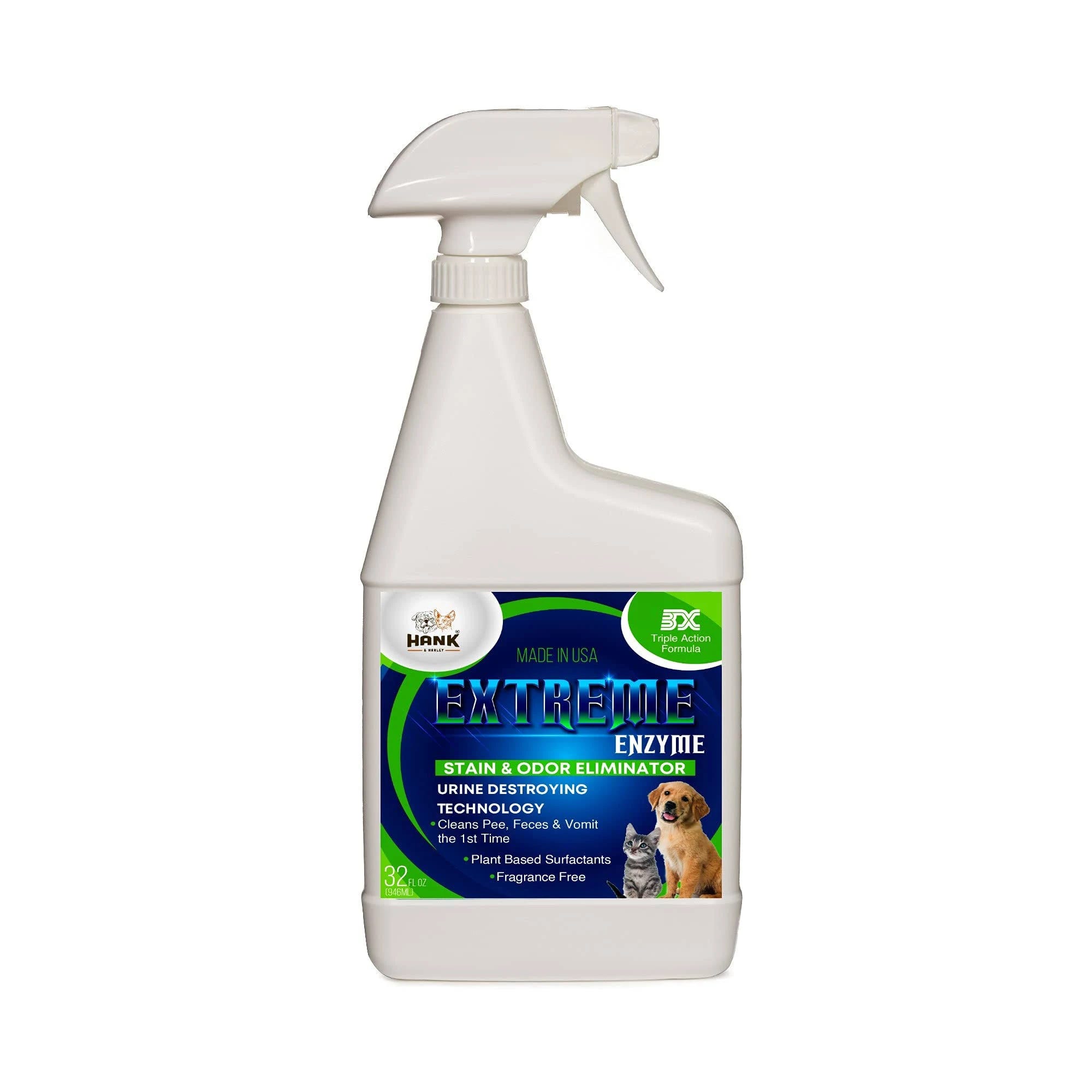 Hank & Harley's Natural Bio-Enzymatic Stain & Odor Eliminator for Pet Messes | Image