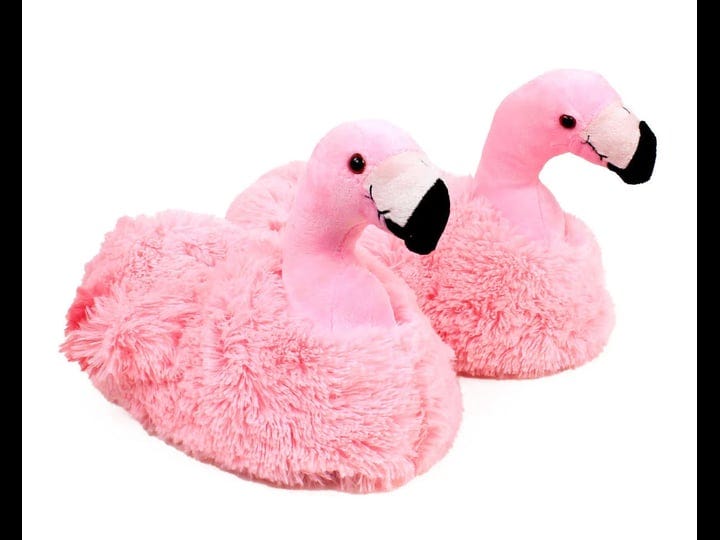 wishpets-11-pink-flamingo-furry-slippers-adult-unisex-1