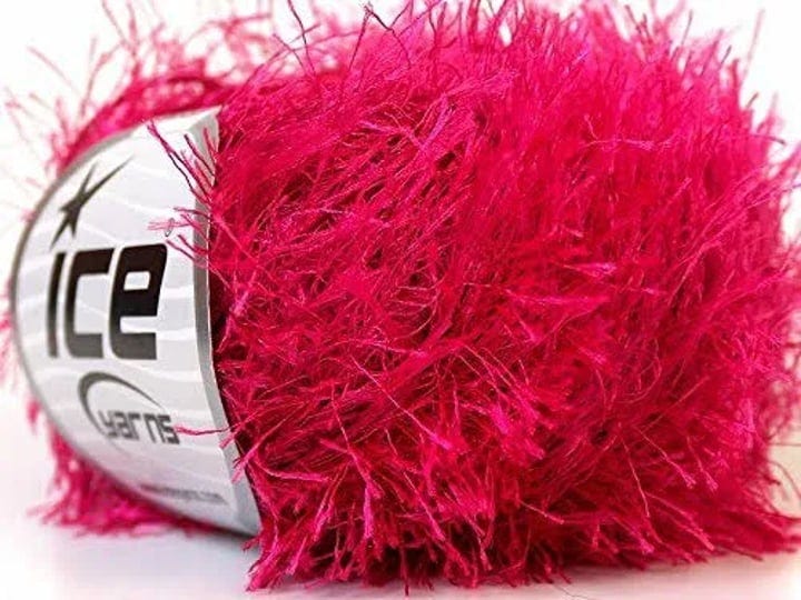 fuchsia-pink-eyelash-yarn-50-gram-ice-22770-1