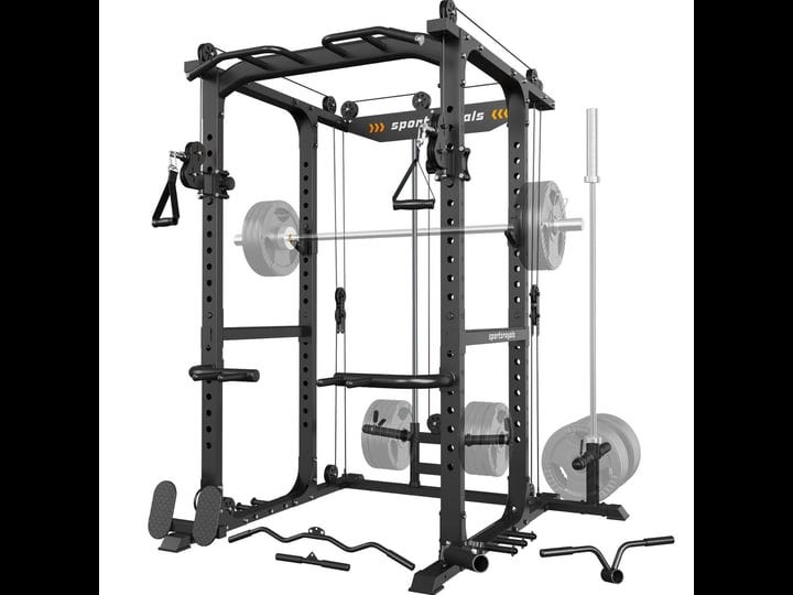 sportsroyals-power-cage1600lbs-multi-function-power-rack-with-adjustable-cable-crossover-system-and--1