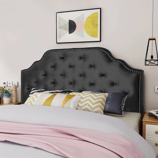 noble-house-miller-velvet-queen-full-headboard-black-1