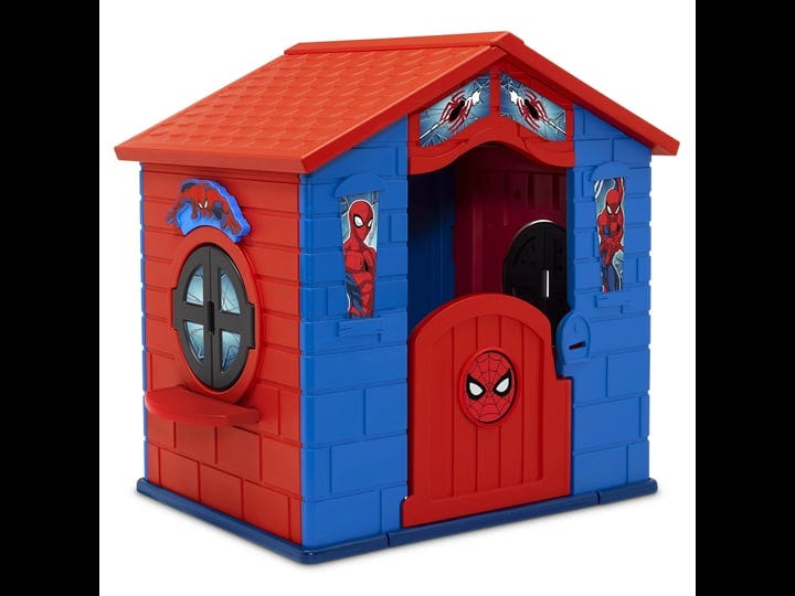 marvel-spider-man-plastic-indoor-outdoor-playhouse-with-easy-assembly-by-delta-children-blue-red-1