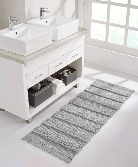 vcny-home-savannah-fringe-grey-stripe-cotton-blend-bath-runner-rug-24-inch-x-60-inch-1