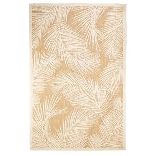 sand-cabo-palm-indoor-outdoor-rug-4x7-tan-white-4x7-polypropylene-kirklands-home-1