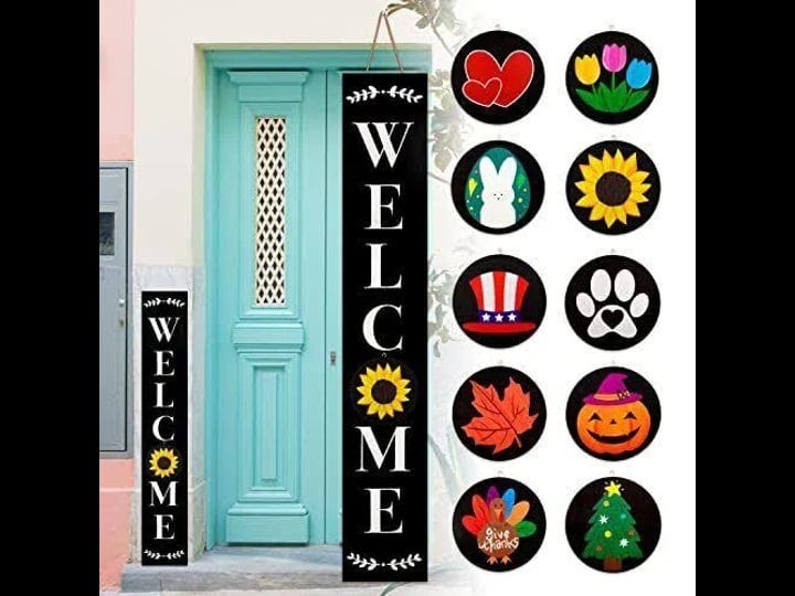 monjita-welcome-sign-for-front-porch-standing-interchangeable-wooden-sign-with-5-designed-double-sid-1