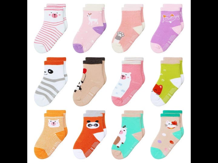 hyzgb-toddler-girls-socks-1t-2t-3t-with-non-slip-grippers-12-pairs-baby-socks-12-24-months-cotton-cr-1