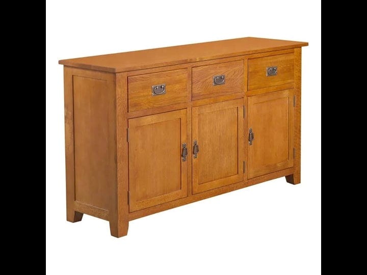 crafters-and-weavers-arts-and-crafts-3-door-solid-wood-sideboard-in-cherry-1