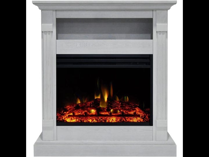 cambridge-sienna-34-electric-fireplace-heater-with-mantel-and-enhanced-log-display-white-1