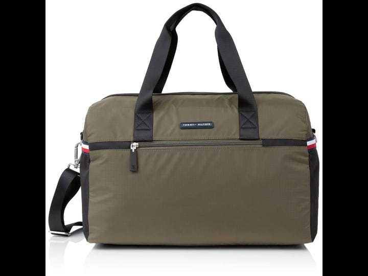 tommy-hilfiger-mens-army-green-black-alexander-duffle-bag-1