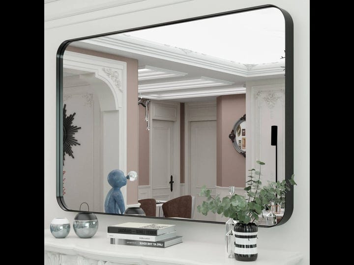 rectangle-bathroom-mirror-for-vanity-wall-mounted-vertical-horizontal-makeup-mirror-36x30-black-1