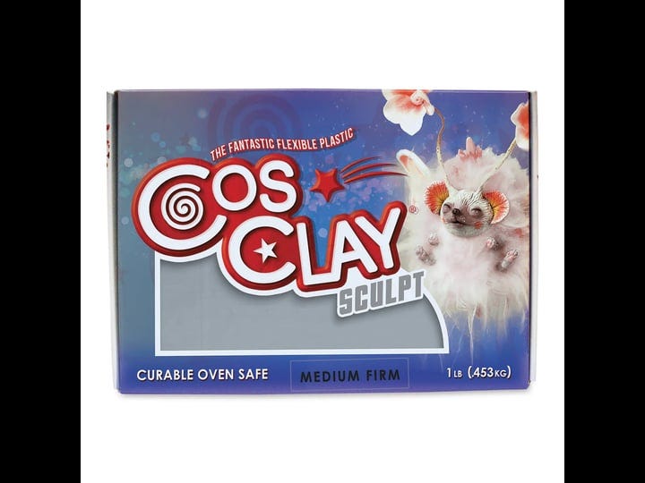 cosclay-sculpt-flexible-polymer-clay-gray-medium-firm-1-lb-1