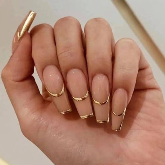 babalal-coffin-press-on-nails-long-french-tip-fake-nails-nude-glossy-g-1