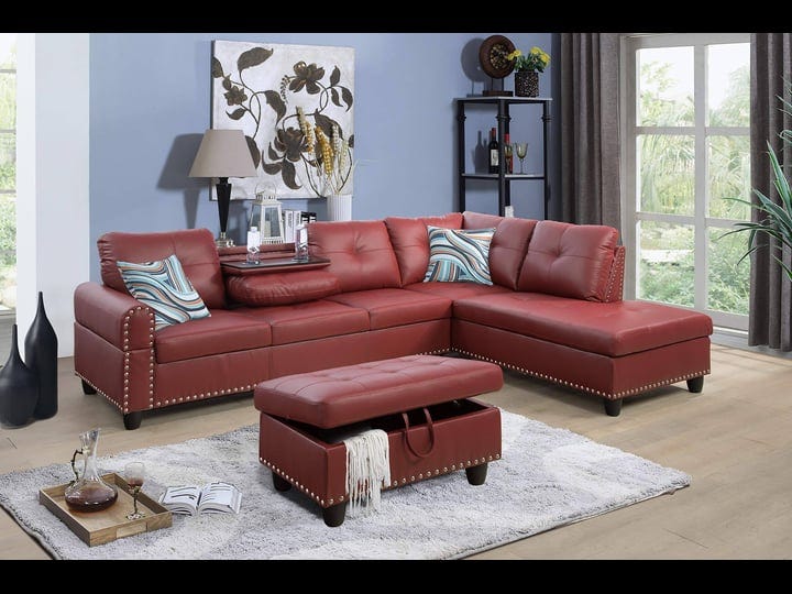 ainehome-97-2-inch-w-red-faux-leather-sectional-couch-l-shape-sectional-sofa-with-ottoman-size-right-1