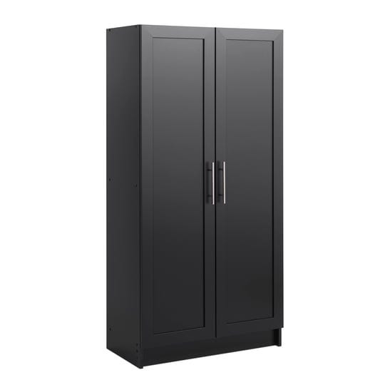 prepac-elite-accent-cabinet-with-panel-doors-black-storage-cabinet-bathroom-cabinet-pantry-cabinet-w-1