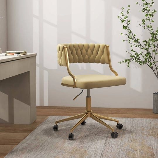 daisy-velvet-office-desk-chair-with-hand-woven-backrest-clear-1