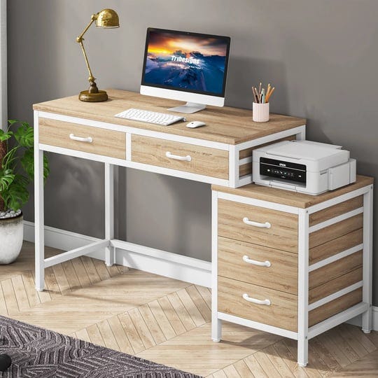 reversible-computer-desk-with-5-drawers-home-office-desk-with-file-cabinet-drawer-printer-stand-ligh-1