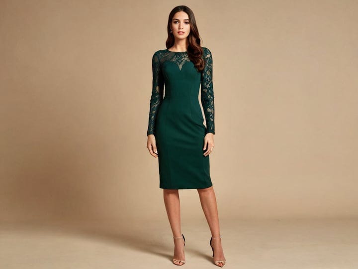 Long-Sleeve-Dark-Green-Dress-5