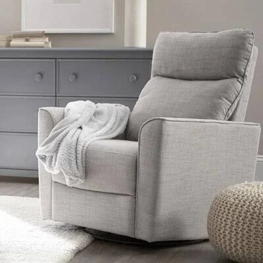 karla-dubois-soho-comfort-upholstered-swivel-glider-gray-1