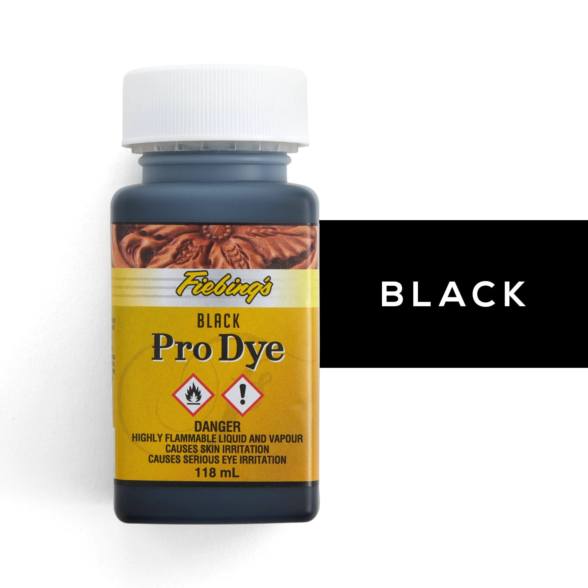 Fiebing's Pro Oil Leather Dye for Deep Black Hue | Image