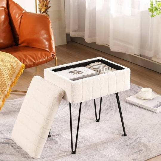 cuyoca-vanity-stool-ottoman-with-storage-bench-faux-fur-stool-for-vanity-with-metal-legs-makeup-chai-1