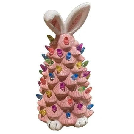 Gnome Easter Indoor Light-Up Bunny Tree | Image