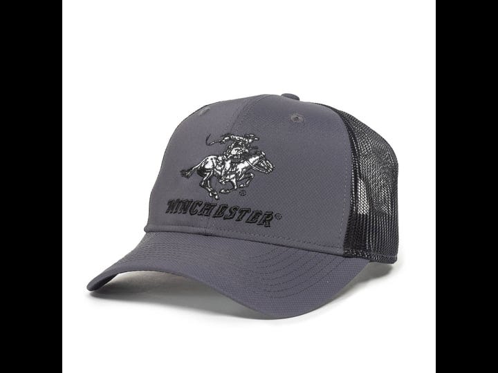 winchester-licensed-meshback-shooting-cap-grey-with-black-mesh-adult-adjustable-1