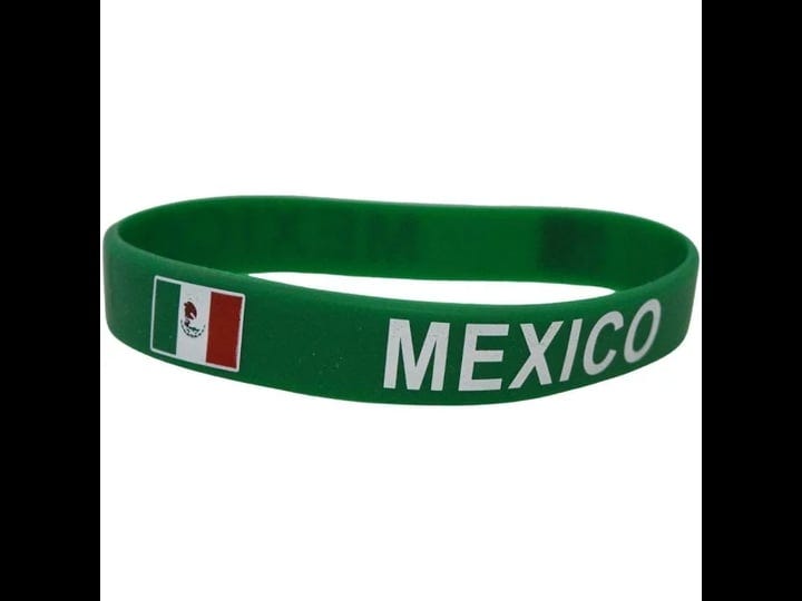 mexico-bracelet-mexico-flag-silicone-rubber-bracelet-1
