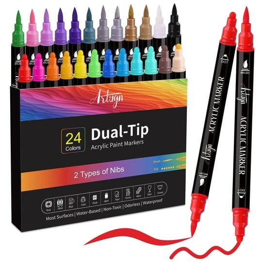 artugn-24-colors-acrylic-paint-pens-dual-tip-pens-with-medium-tip-and-brush-tip-paint-markers-for-ro-1