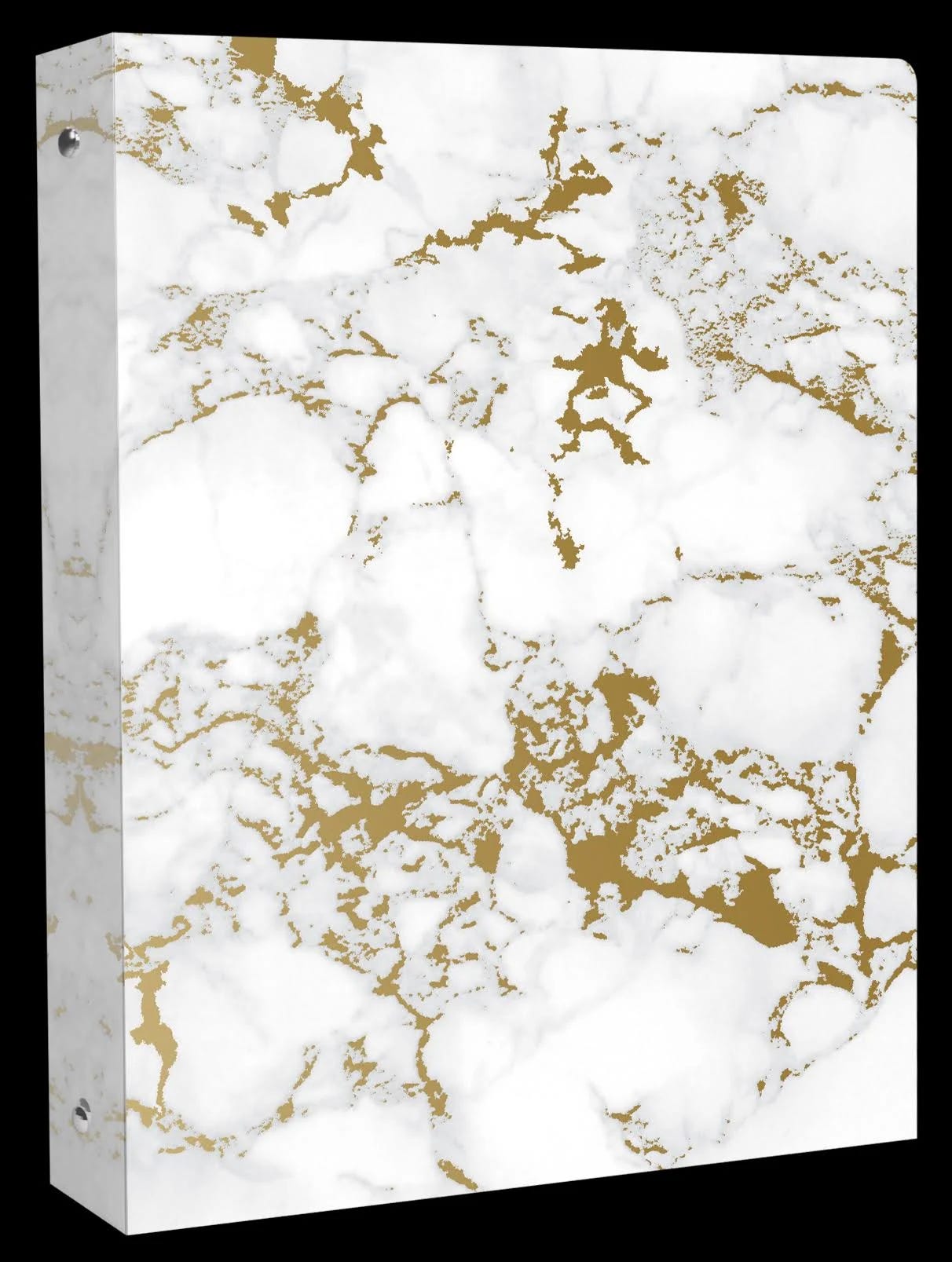 Chic and Fashionable 1-Inch Marble Daily Planner Binder | Image