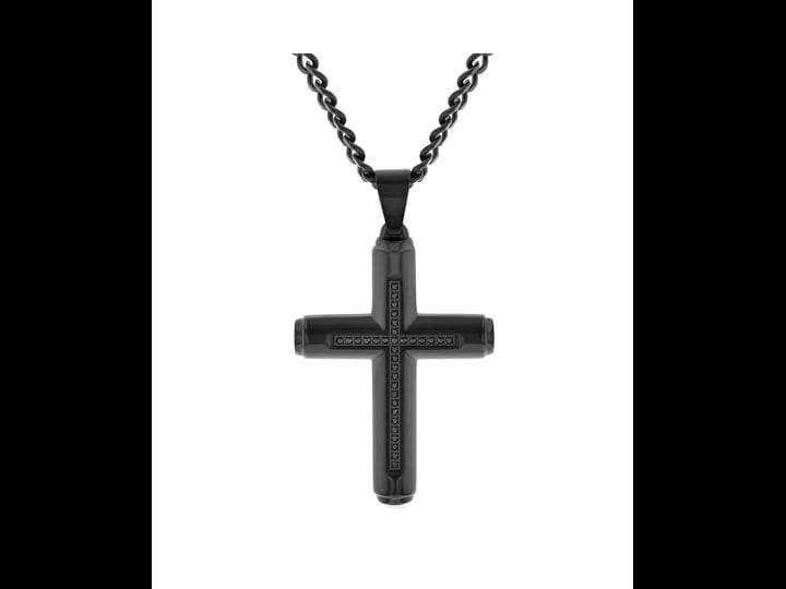 belk-co-mens-1-6-ct-t-w-black-diamond-cross-pendant-in-black-stainless-steel-1