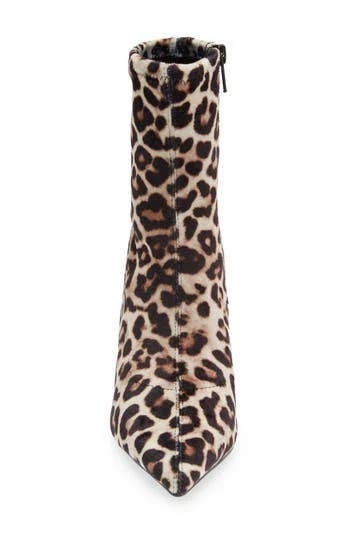 Leopard Print Valyant Pointed Toe Ankle Bootie by Steve Madden | Image