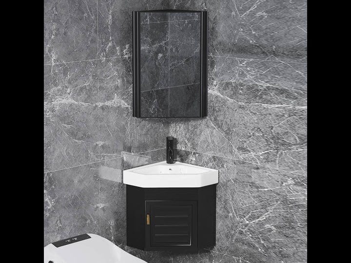 homary-17-black-floating-corner-bathroom-vanity-with-medicine-cabinet-ceramics-integral-sink-1