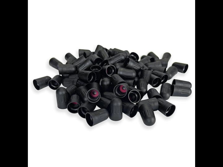 100-black-tpms-valve-caps-with-inner-seals-for-all-american-schrader-tpms-type-valve-stems-by-tyk-in-1