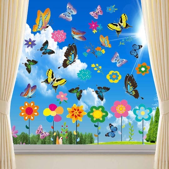 parlaim-large-size-flower-window-stickers-butterfly-window-clings-window-decals-spring-window-decora-1